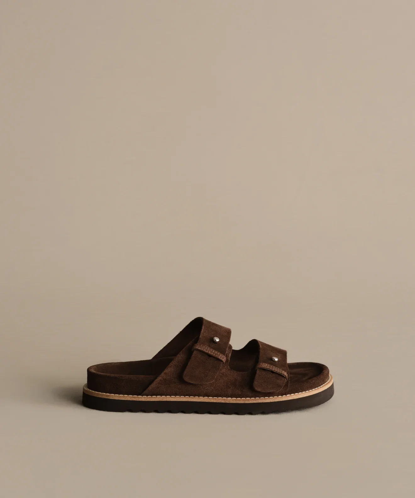 Image of Suede Hutton Slide Sandal