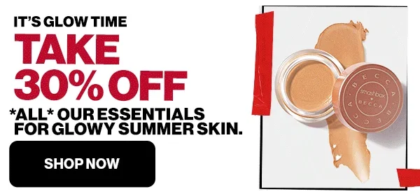 IT'S GLOW TIME TAKE 30% OFF | *ALL* OURESSENTIALS FOR GLOWY SUMMER SKIN. SHOP NOW