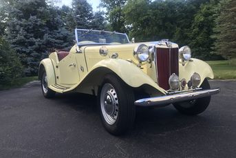 A British Classic: 1954 MG TD Convertible With a Past Restoration