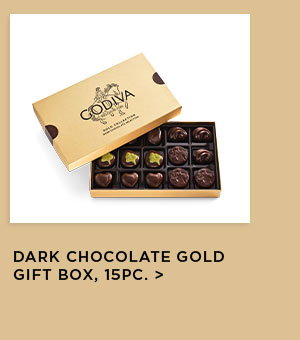Dark Chocolate Gold Gift Box, 15pc.