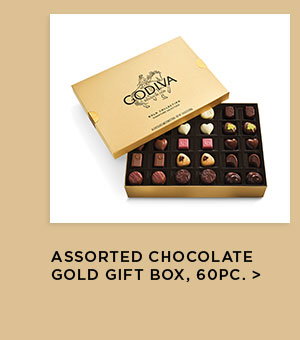Assorted Chocolate Gold Gift Box, 60pc.