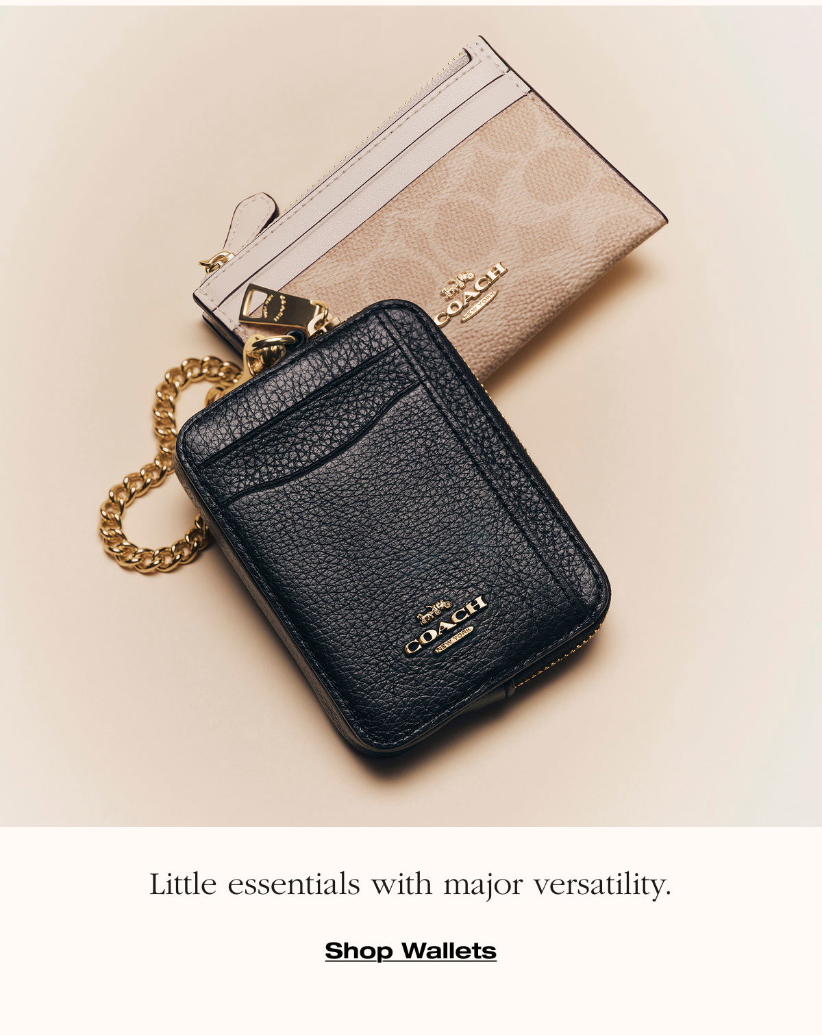 Little essentials with major versatility. Shop Wallets