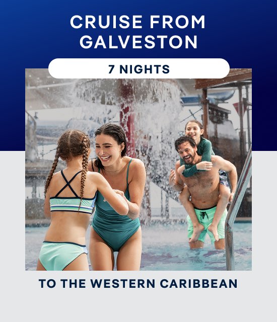 Cruise From Galveston – 7 Nights to The Western Caribbean – Click to View Cruises & Book Now
