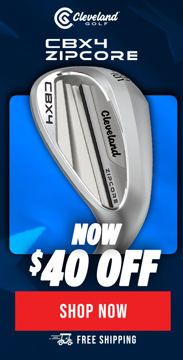 Cleveland CBX4 ZipCore Wedges | $40 OFF + Free Shipping