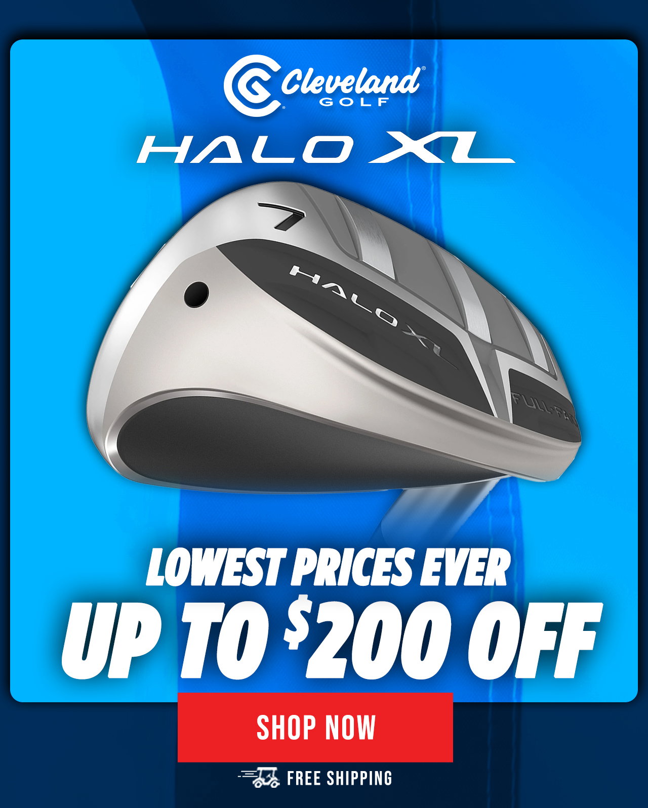 Cleveland Halo XL Irons | ON SALE + Free Shipping
