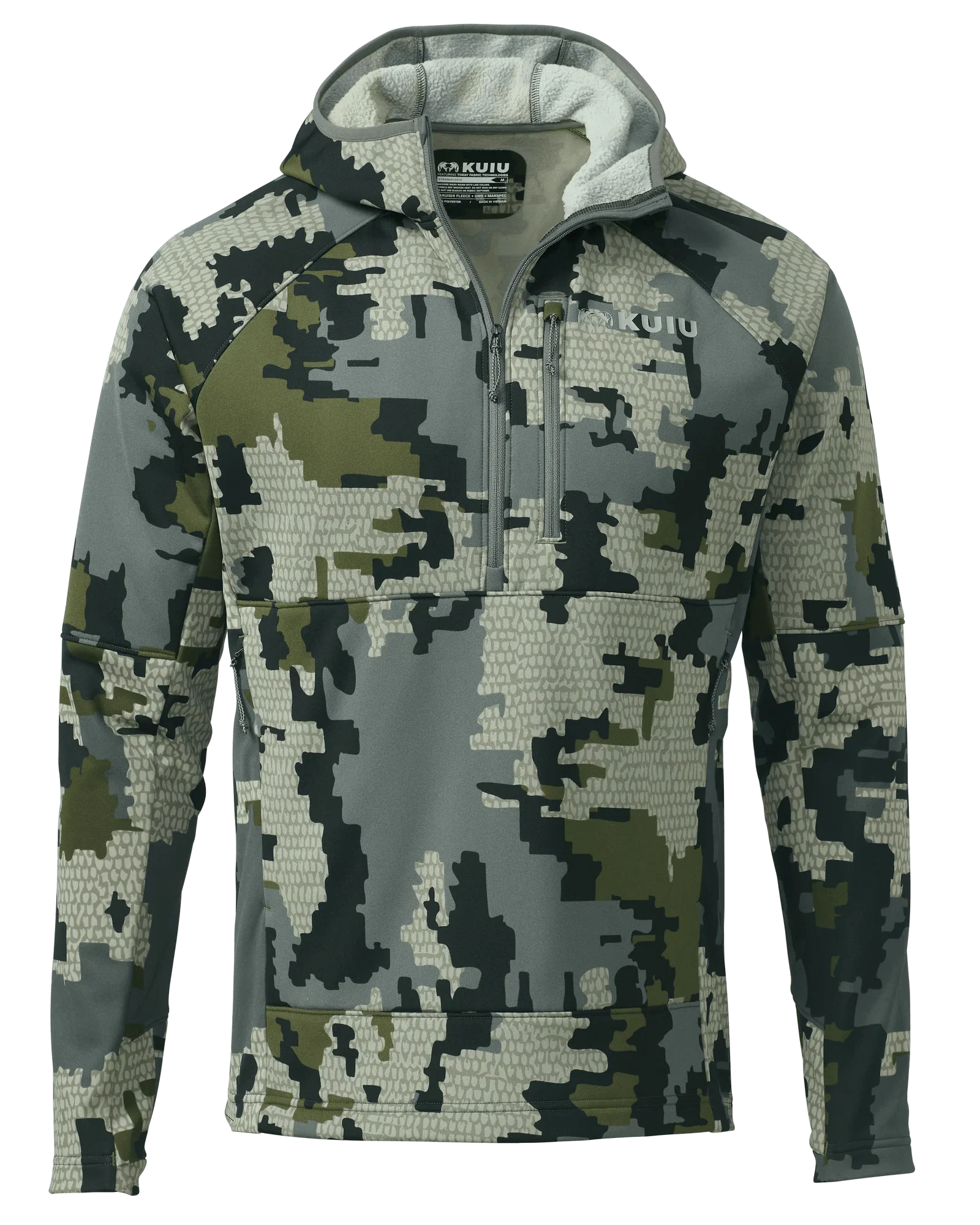 Image of <span style="font-size: 16px; color: #cfb300; font-weight: bold;">★★★★★</span><br>StrongFleece 235 Zip-T Hoodie