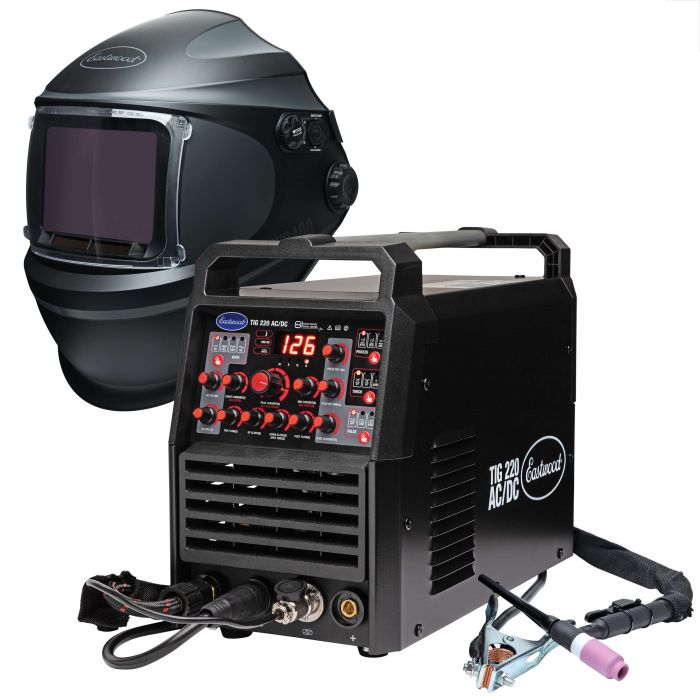 TIG220 AC/DC Welder & Helmet Kit