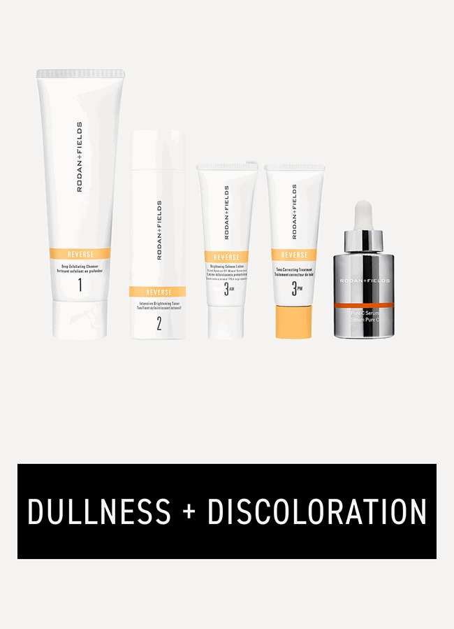 Explore & Shop Dullness And Discoloration With Our Reverse Skin Brightening Routine.