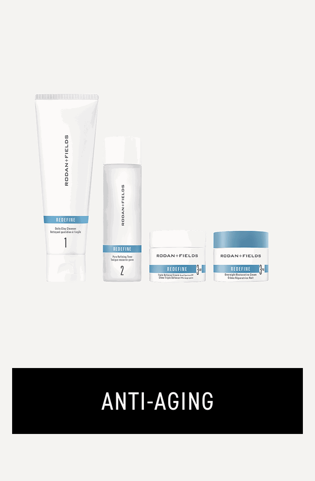 Shop Our Redefine Anti-Aging Skincare Routine.