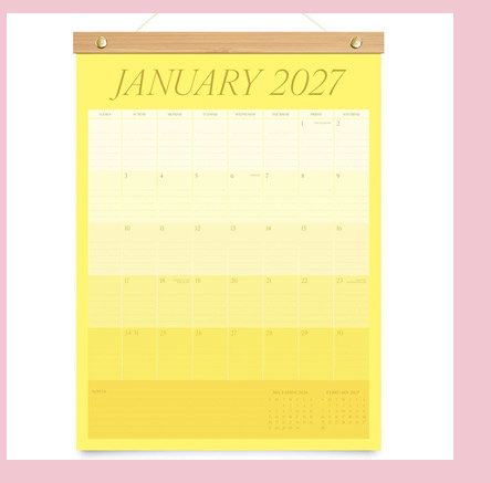 2026-2027 Paper Source Family Wall Calendar