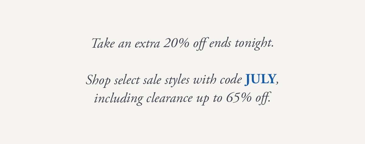 Code: JULY