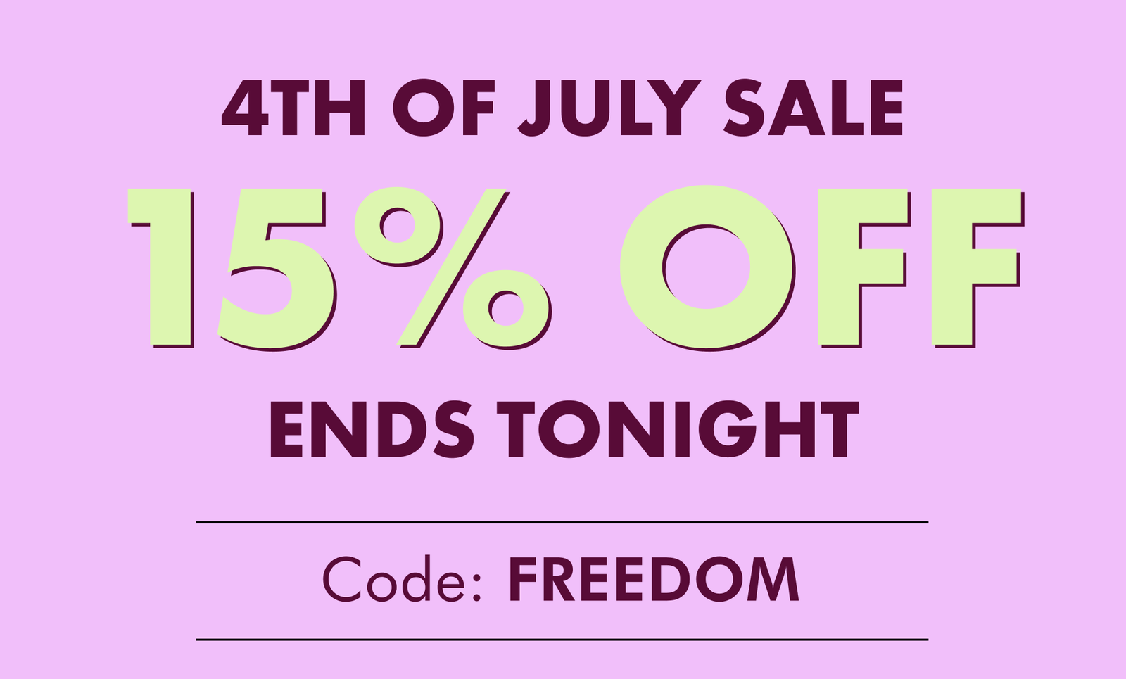4th Of July Sale