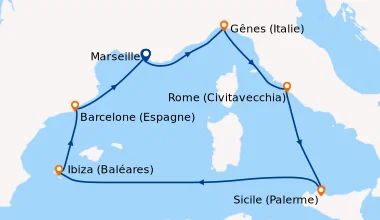 Carte itinéraire