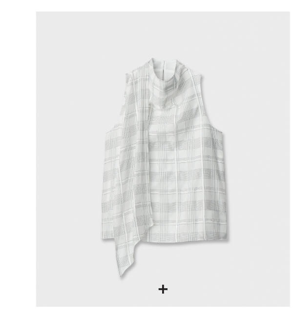 Shop Adela Cotton-Silk Plaid Top