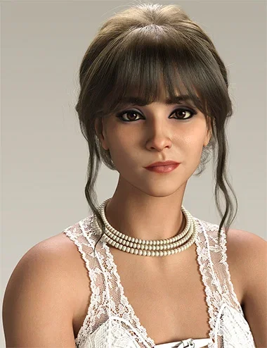 Basic dForce Pearl Necklaces for Genesis 9
