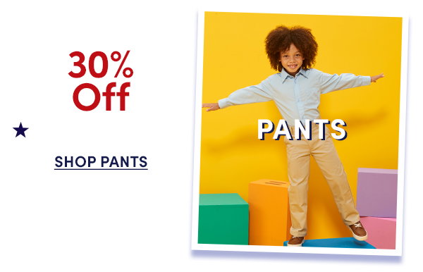 30% off pants