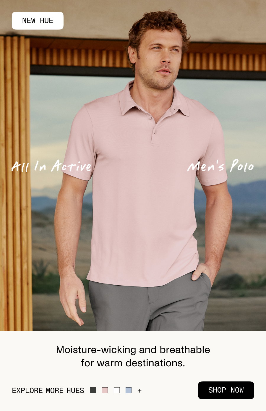 All In Active Men's Polo