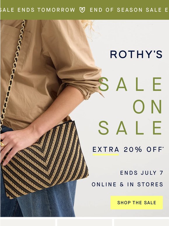 Hold up—extra 20% off sale bags, too?!