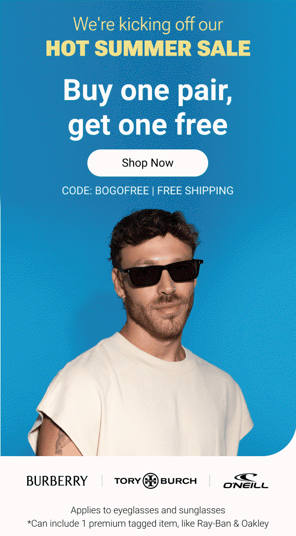Buy one pair, get one FREE | Code: BOGOFREE