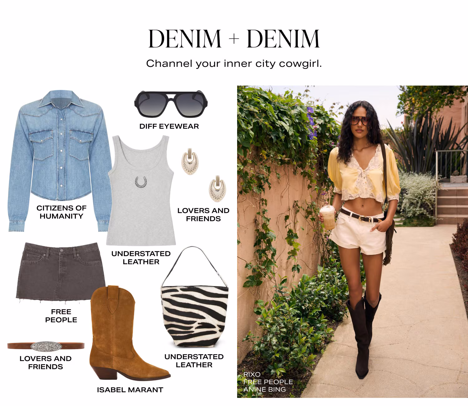Shop Denim + Denim