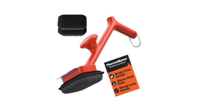 ThermoMaven Bristle-Free BBQ Grill Brush - No Wire...