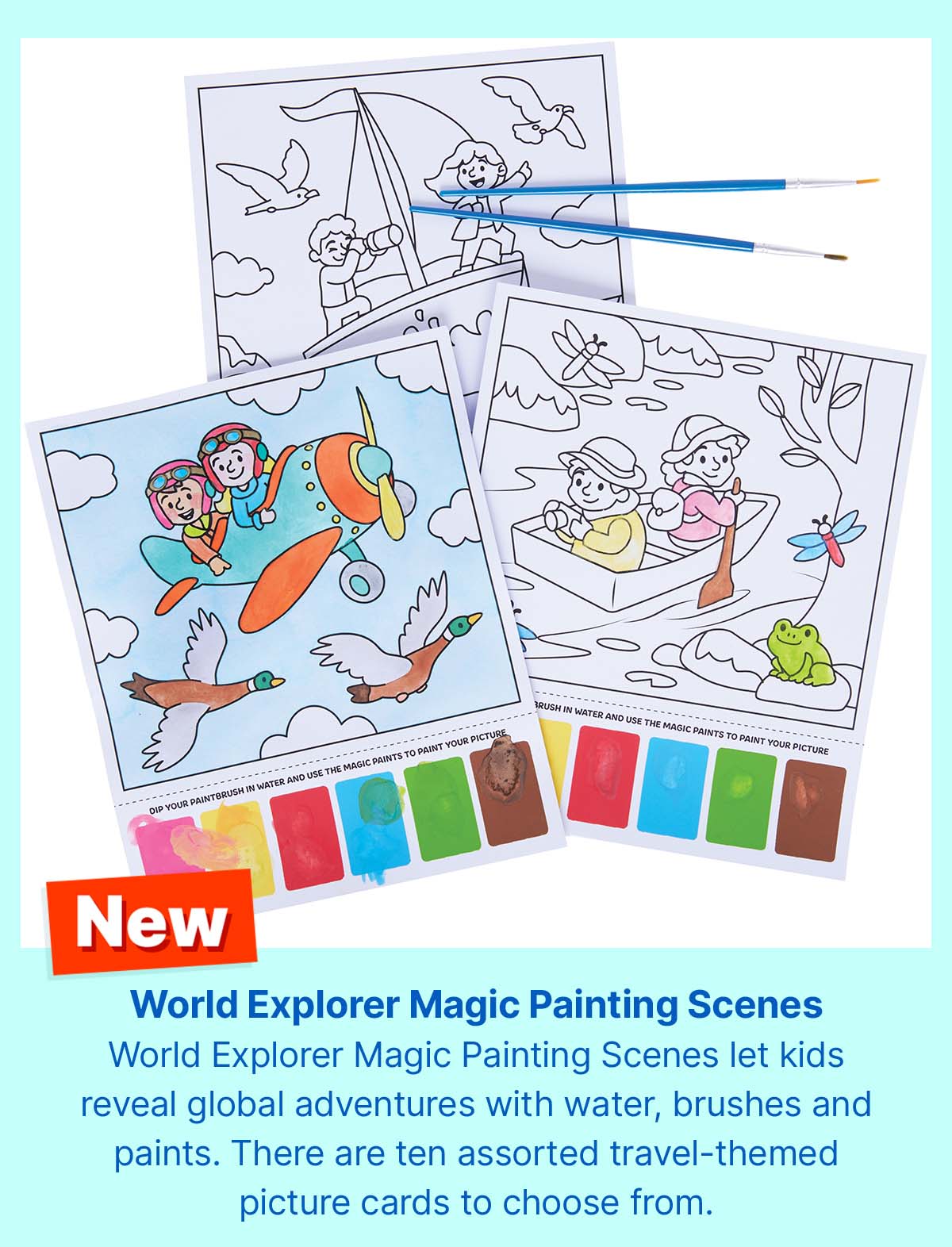 World Explorer Magic Painting Scenes