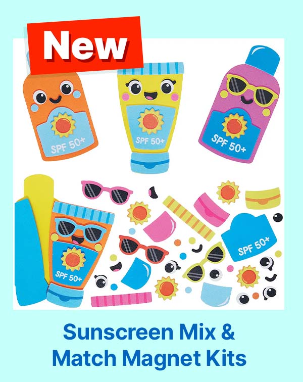 Sunscreen Mix & Match Magnet Kits