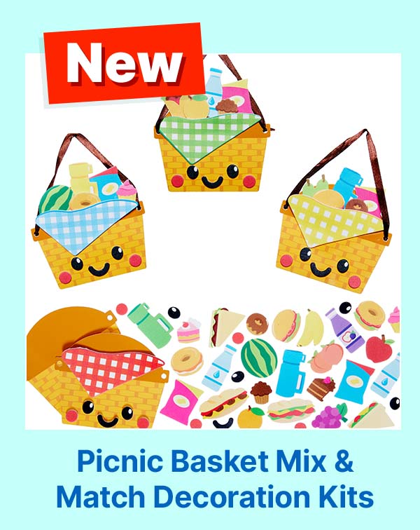 Picnic Basket Mix & Match Decoration Kits