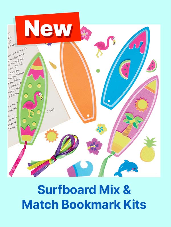 Surfboard Mix & Match Bookmark Kits