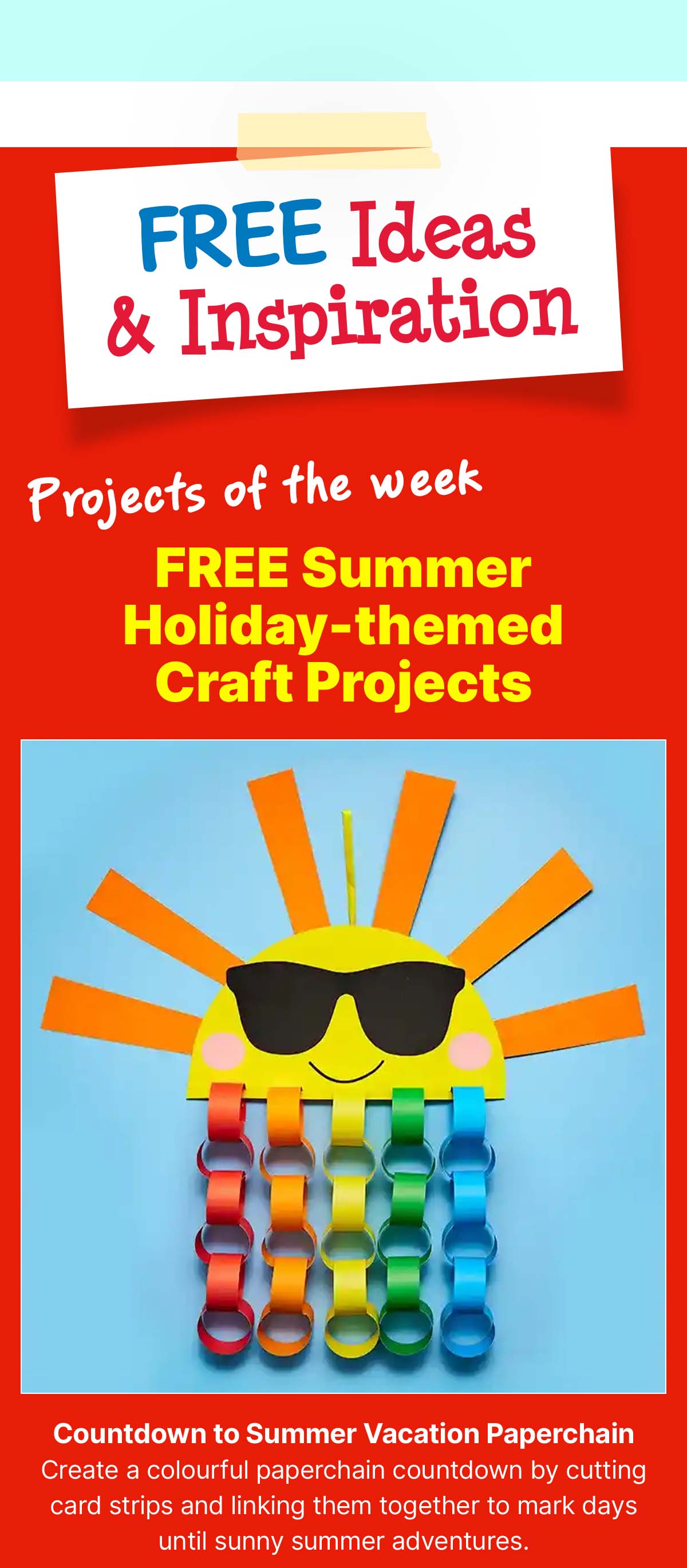 Countdown to Summer Vacation Paperchain