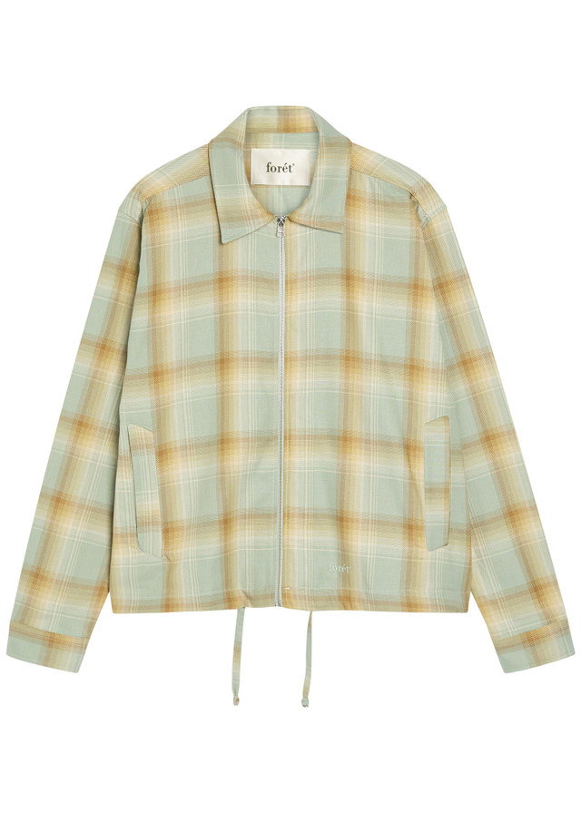 FORÉT Loft checked cotton overshirt