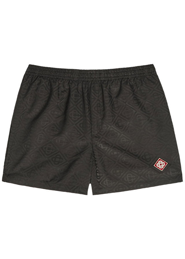 CASABLANCA Logo-appliquéd monogram shell swim shorts