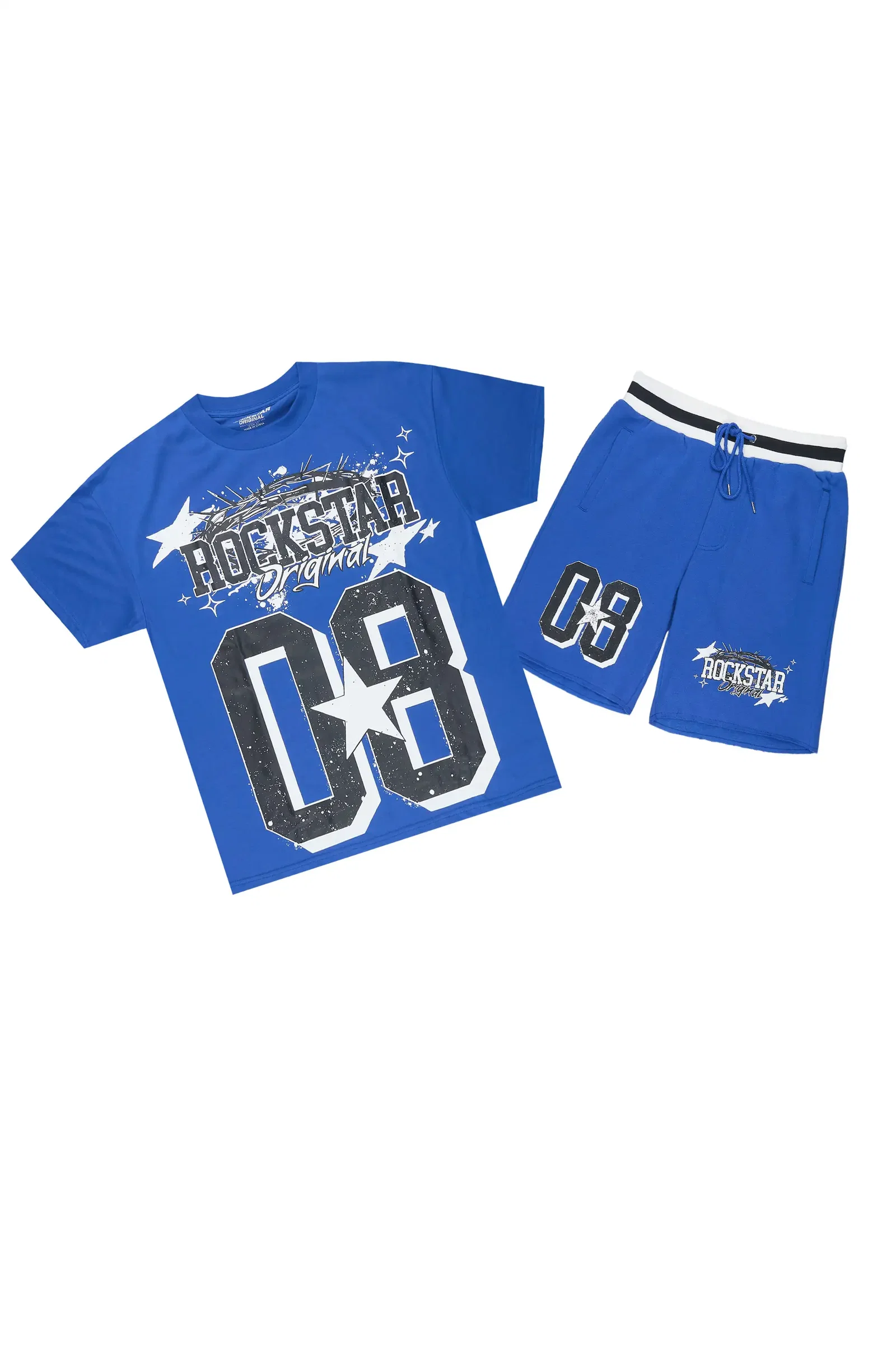 Image of Allstar Royal/Black T-Shirt Short Set