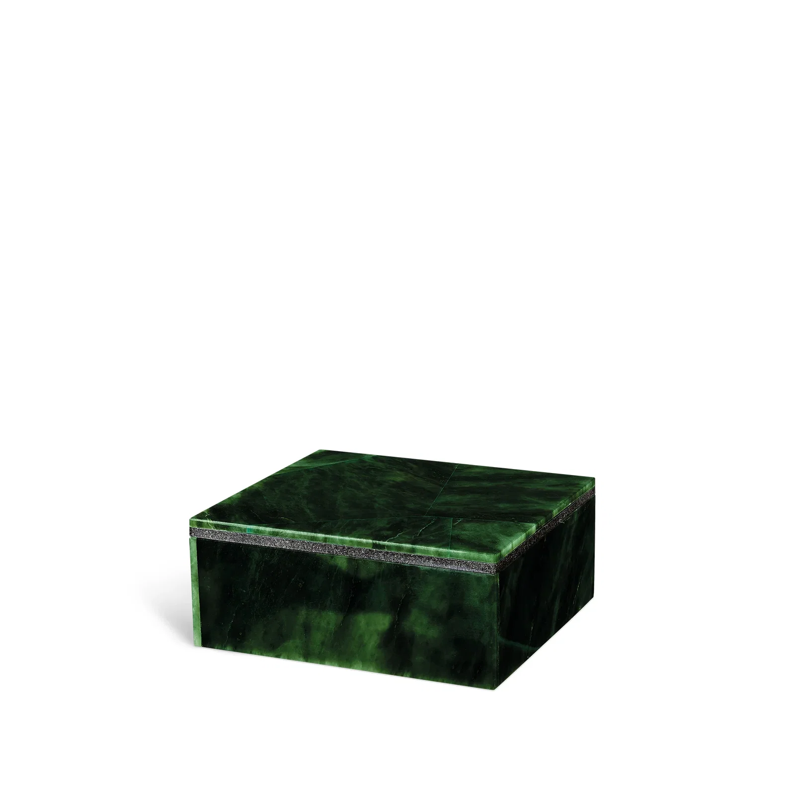 Image of SMALL NEPHRITE SEMI-PRECIOUS STONE BOX
