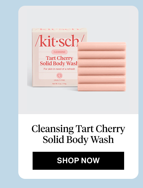 Cleansing Tart Cherry Solid Body Wash