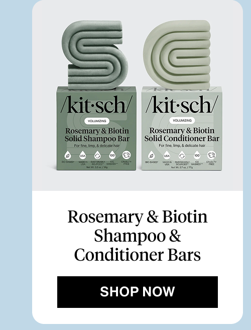 Rosemary & Biotin Shampoo & Conditioner Bars