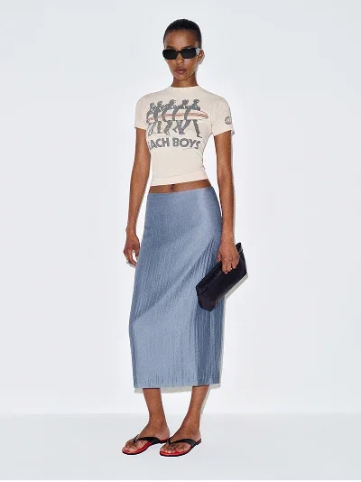 Helen Low Waist Midi Skirt