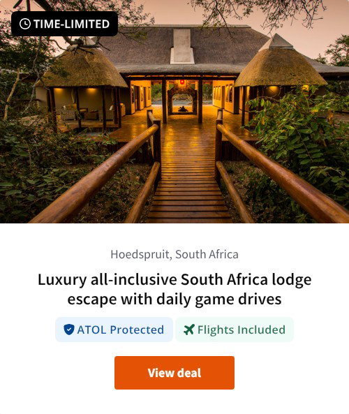 Luxury all-inclusive South Africa lodge escape with daily game drives