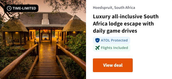 Luxury all-inclusive South Africa lodge escape with daily game drives