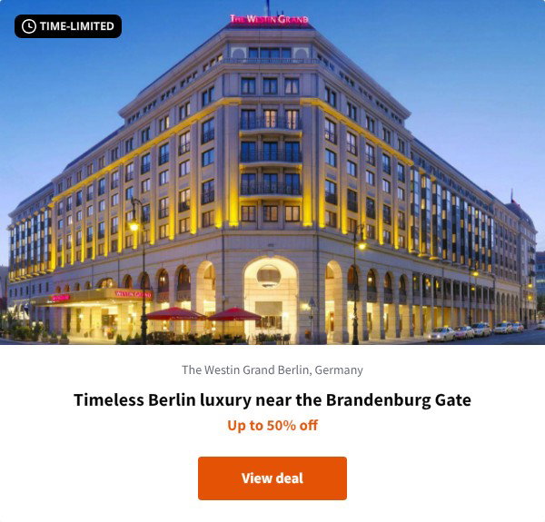 Timeless Berlin luxury near the Brandenburg Gate