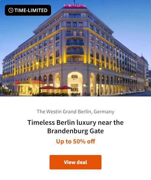 Timeless Berlin luxury near the Brandenburg Gate