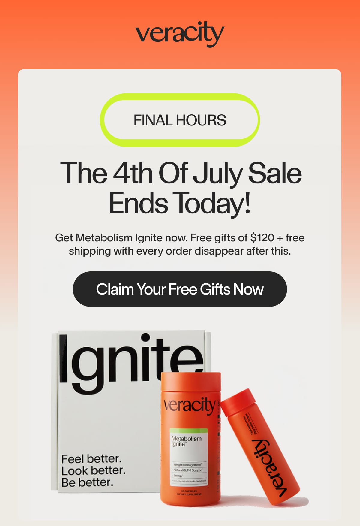 The 4th Of July Sale Ends Today!