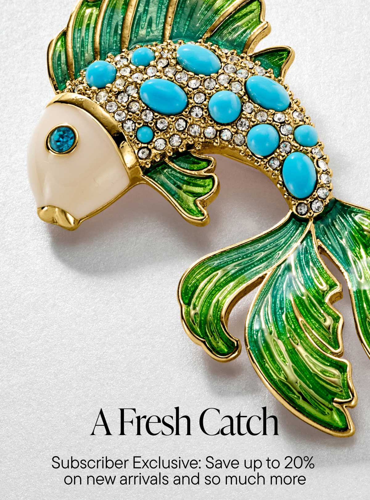 A Fresh Carch. Subscriber Exclusive: Save up to 20% on new arrivals and so much more.