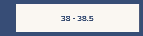 38 - 38.5