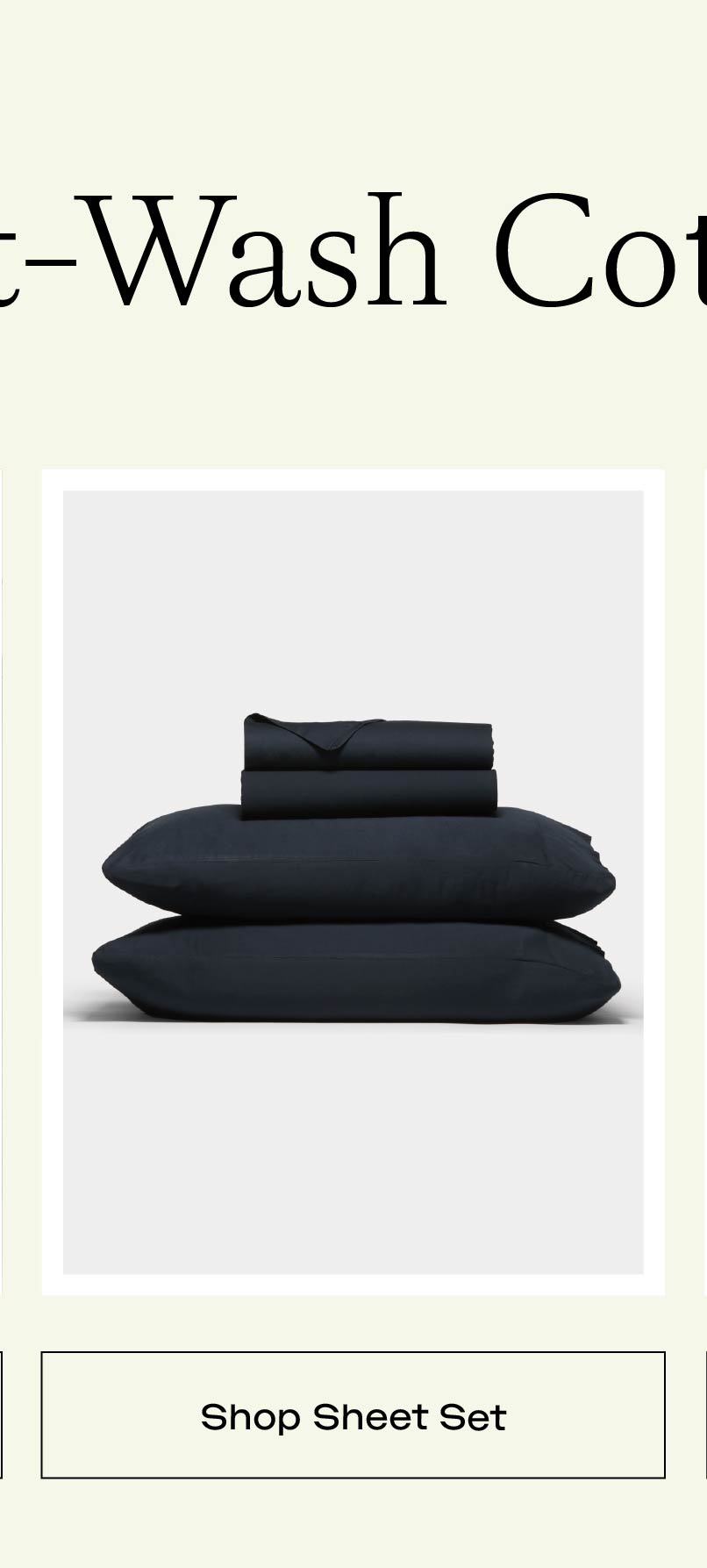 SHOP SOFT-WASH COTTON SHEET SET