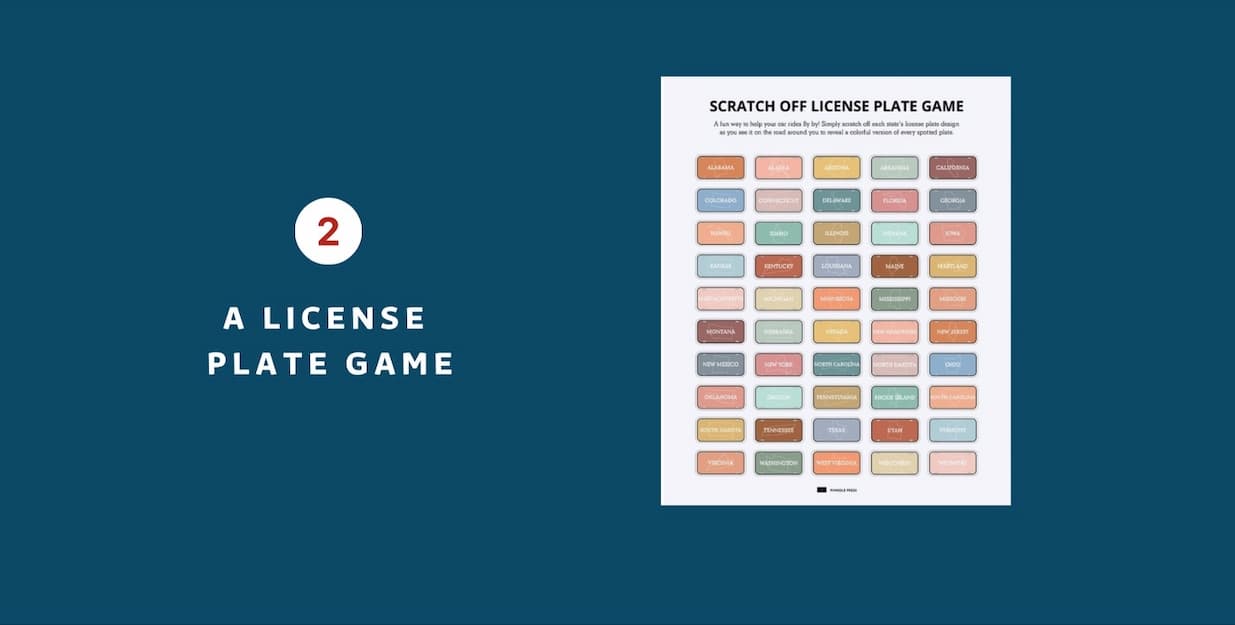 A License Plate Game