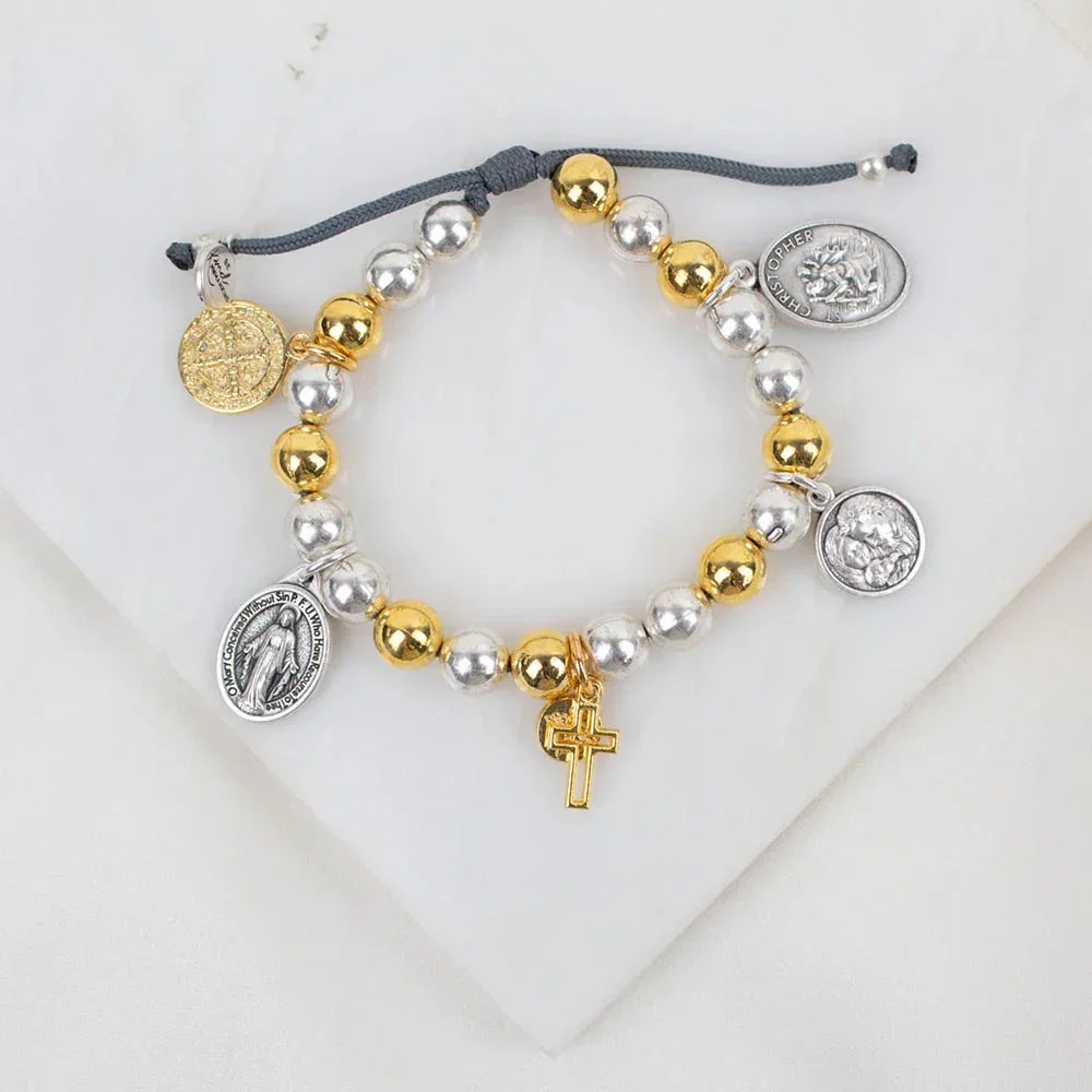 Saints & Heroes Charm Bracelet