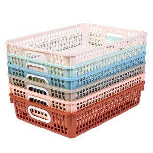 Image of Really Good Stuff® Boho Paper Baskets - Set of 6