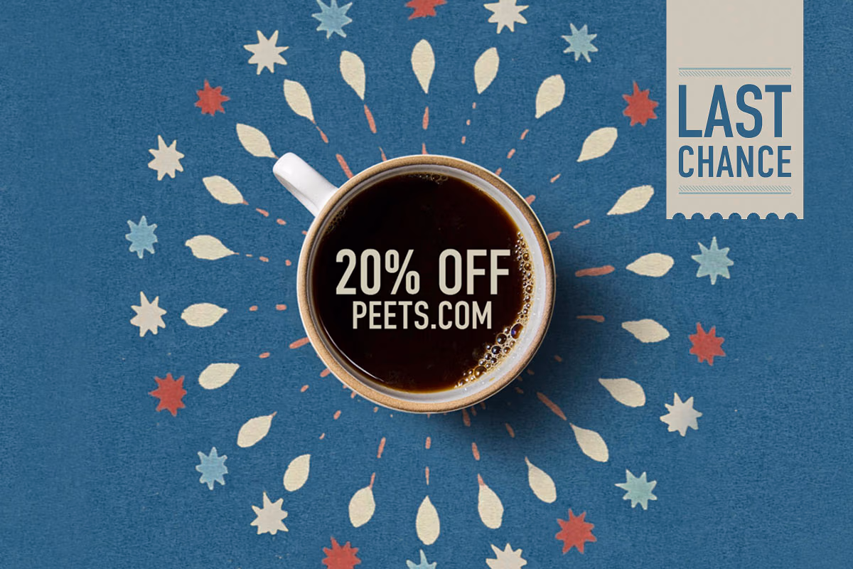 Last Chance | 20% Off Peets.com