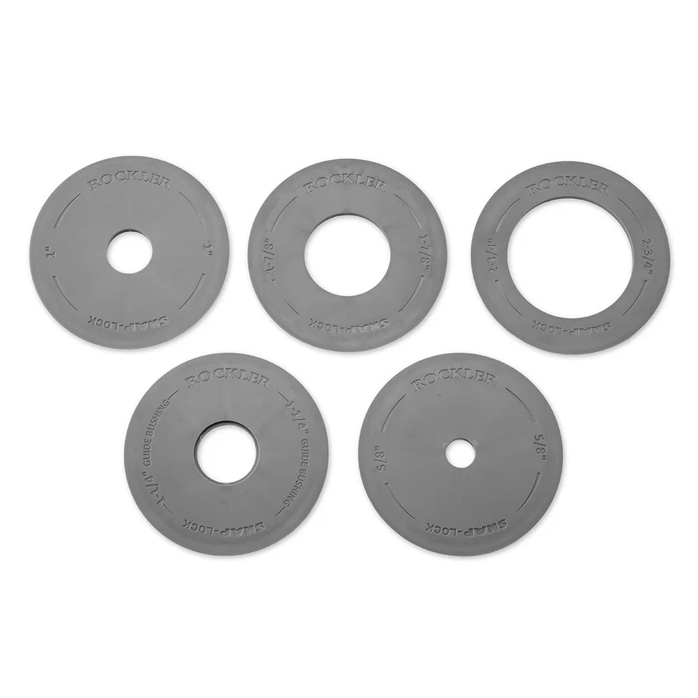 Rockler Snap-Lock Plastic Insert Rings, 5-Piece Set